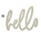 Leisure Arts Wood Word Cutout ‘Hello’ Large 12"x9" – Unfinished Wooden Words for Crafts, Rustic Decor, Painting Projects, and Home Art Displays
